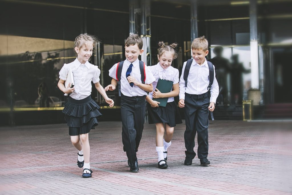 school children